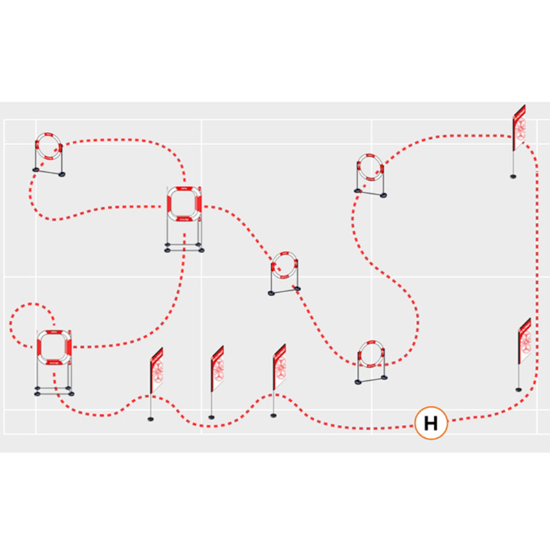 LDARC 560Mm FPV Tự Do Ngoài Tr - đánh giá và giá Drone Racing Flag